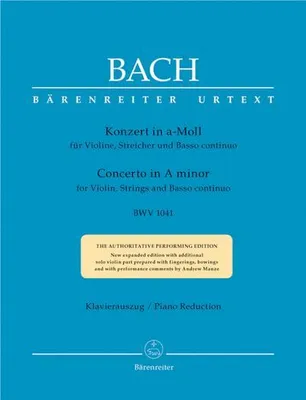 Productafbeelding van Vioolconcert in a-mineur, BWV 1041