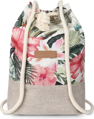 Produktbild von Zagatto Rucksacktasche Rucksack Tasche 'Nairobi' mit Blumenmuster  "Marsilia" ZG668