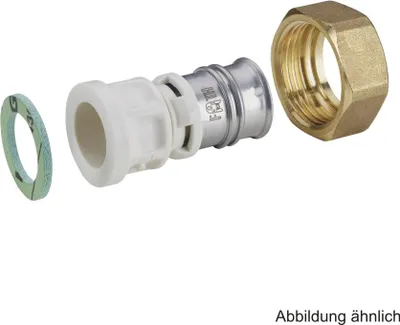 Produktbild von Alpex Übergangsverschraubung PPSU flachdichtend, 16 mm x G 3/4"