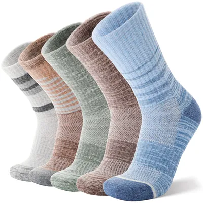 Productafbeelding van Solidchoice - Merino Wol Sokken voor Hikers, 5 Paar