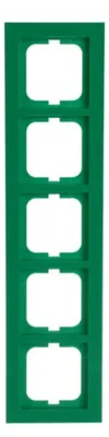 Produktbild von Busch-Jaeger 1725-286 Abdeckrahmen, 5-fach Rahmen grün