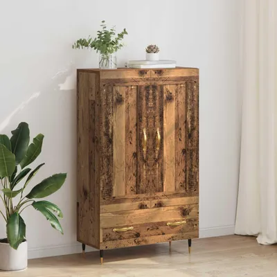 Obrázek produktu pro vidaXL Highboard old wood 69,5 x 31 x 115 cm materiál na bázi dřeva
