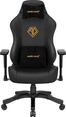 Obrázok produktu pre Herné kreslo Anda Seat Phantom 3 - L, čierno-zlaté, Imitácia kože
