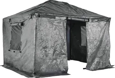 Productafbeelding van Sojag winterbeschermhoes voor paviljoen, 10x12, grijs, polyester