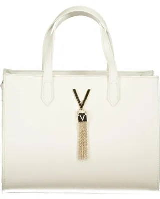 Immagine prodotto di Elegante borsa da donna bianca, con tracolla e dettagli a contrasto