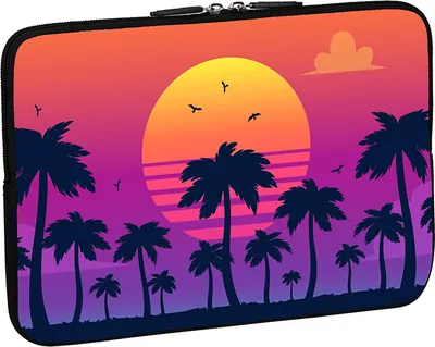 Produktbild von PEDEA Design Schutzhülle Notebook Tasche bis 17,3 Zoll (43,9 cm), California beach