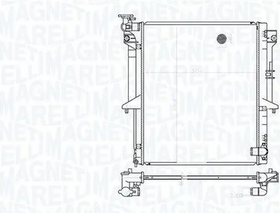 Image de radiateur MITSUBISHI L200 2.5DI-D -15