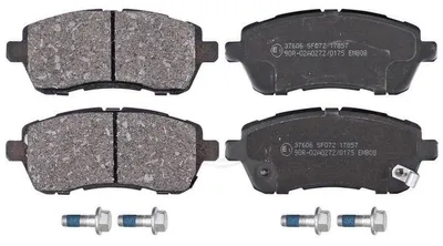 Produktbild von A.B.S. 37606 Bremsbeläge Satz Vorne für FORD Fiesta Mk6 Schrägheck (JA8, JR8) für MAZDA 2 Schrägheck (DE, DH3) für SUZUKI SWIFT IV (FZ, NZ)