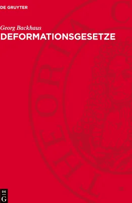 Produktbild von Deformationsgesetze