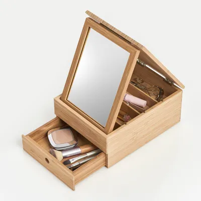Produktbild von Zeller Kosmetikbox, Bambus, 25x19x11 cm, braun