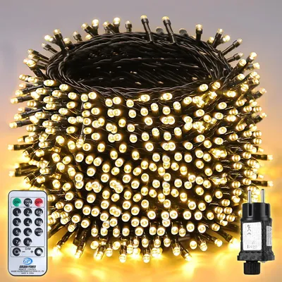 Produktbild von SALCAR 100m 1660er LED Lichterkette Weihnachtsbaum, 31V Christbaumbeleuchtung Au