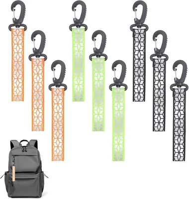Productafbeelding van Reflecterende hangers - Set van 9 - Nylon