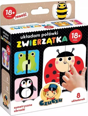 Zdjęcie produktu dla CzuCzu - Urocze Połówki Zwierząt: Edukacyjna Gra Rozwijająca Wyobraźnię Dziecka