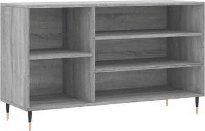 Produktbild von vidaXL Schuhregal Grau Sonoma 102x36x60 cm Holzwerkstoff
