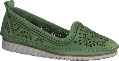 Produktbild von Andrea Conti 0021712404 Mint, Damen, Slipper, Leder, Neu - Damenschuhe Bequeme Ballerina / Slipper, Grün, leder