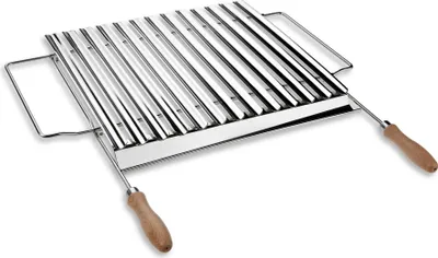 Image de Grille en acier inoxydable à largeur réglable 50-70x42cm