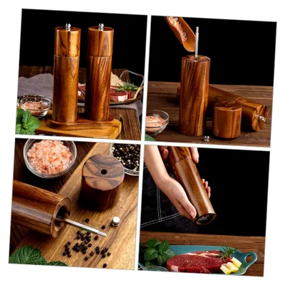 Produktbild von Manuelle Pfeffermühle aus Akazienholz mit Keramikmahlwerk