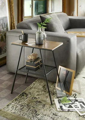 Produktbild von Beistelltisch 30 x 52 x 60 cm Antik-Gold