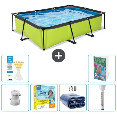 Zdjęcie produktu dla Basen Exit, prostokątny – 300 x 200 x 65 cm – 7 elementów  S184