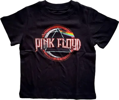 Immagine prodotto di Pink Floyd - Maglietta "Dark Side Of The Moon" per bambini RO2140 (12 mesi) (Nero)