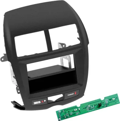 Produktbild von 2-DIN Radioblende mit Fach Mitsubishi ASX 2010 > schwarz