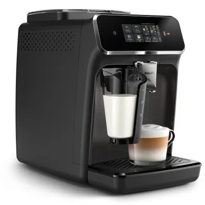 Produktbild von Philips Series 2300 EP2334/10 Kaffeevollautomat, Espressomaschine, 1,8 l, Kaffeebohnen, Eingebautes Mahlwerk, 1500 W, Grau