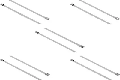 Image de DELOCK Edelstahlkabelbinder L 200 x B 7,9 mm 10 Stück