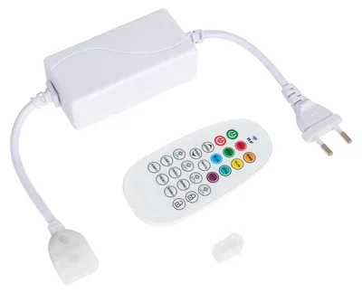 Produktbild von Controller für LED Streifen Neon Dimmbar 220V RGB SFLEX8 mit RF Fernbedienung RGB