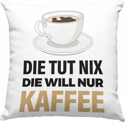 Produktbild von Trendation - Kaffeetrinker Geschenk Kaffee Grafik Spruch Geschenkidee Kollege Arbeit (Blau)