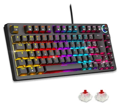 Obrázok produktu pre Herná klávesnica | Mechanické spínače MX Red | RGB podsvietenie | 82 kláves