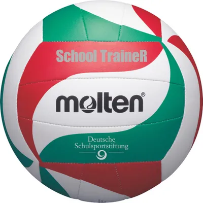 Zdjęcie produktu dla Molten V5M-ST SchoolTraineR Volleyball biały zielony czerwony rozmiar 5