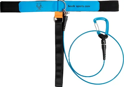 Produktbild von Sicherheitstauchseil, hochelastisches Freitauchseil, Tiefsee-Trainingsseil, mit SBR-Weichgummi-Handschlaufe, 1 m, Blau