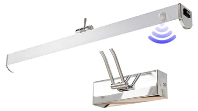 LED-Spiegellampe 29 cm 6 W 6000K IP44 Bewegungsmelder