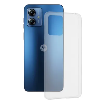 Produktbild von Techsuit Clear Silicone Back Cover Hülle für Motorola Moto G14 - Transparent