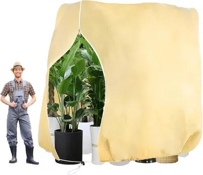 Obrázek produktu pro Zimní ochrana rostlin 85 g/m² vak na rostliny ve vaně ochrana proti mrazu béžová 250x360cm