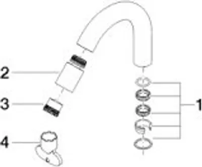 Produktbild von Dornbracht 90282231400-28 Auslauf Ersatzteile