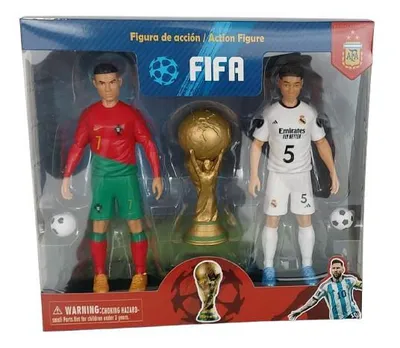 Obrázek produktu pro Fotbalové figurky - Cristiano Ronaldo + Kylian Mbappém. FIFA.