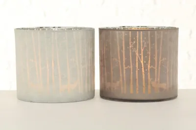 Produktbild von Windlicht Helwig 2 sortiert Glas H.24cm Stückpreis