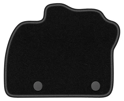 Image de Tapis conducteur en moquette noir pour Renault Zoe 2013- berline compacte