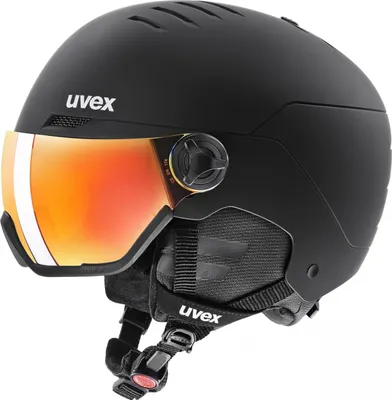 Produktbild von Uvex Wanted Visor Skihelm Snowboardhelm black mat S566262 : 58 - 61 cm Grösse - Helme: 58 - 61 cm