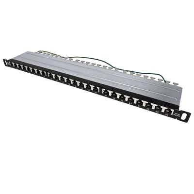 Obrázek produktu pro TRENDnet Patchpanel 24-port Cat6A     geschirmt  19" 0,5U