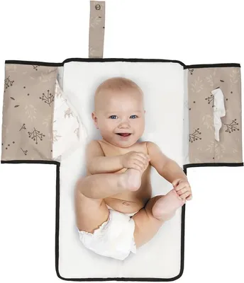 Obrázek produktu pro Přebalovací podložka 3v1 Romantic Leaves Beige