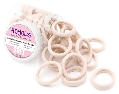 Productafbeelding van HOYOLS Zachte, elastische haarbanden voor krullend haar, set van 50
