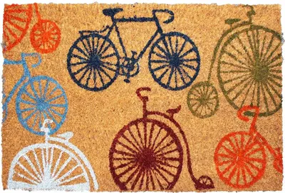 Obrázek produktu pro Home Elements Rohožka gumová kokosová Kola - hnědá 40 x 60 cm