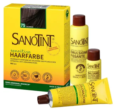 Produktbild von Sanotint Haarfarbe permanente Haarcoloration schonende Formel