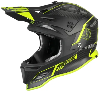 Produktbild von Just1 JDH Elements Mips Downhill Helm Farbe: Schwarz/Gelb, Grösse: XS (53/54)
