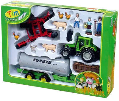 Produktbild von Tim 32005 Bauernhofset 1:32, Deutz, Joskin Güllewagen