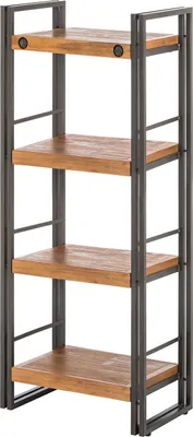 Produktbild von home24 Regal - 3 Fächer - Akazie Massiv / Metall