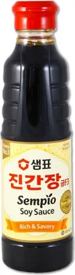Immagine prodotto di SEMPIO Salsa di soia 500 ml Jin Gold F3 | Salsa di soia coreana | senza l'uso di tecniche di modificazione genetica