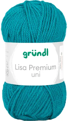 Produktbild von Wolle Lisa, 50g, 133m Petrol